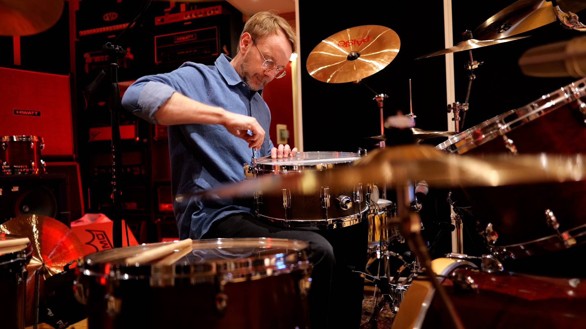 Micke tuning the TAMA Star